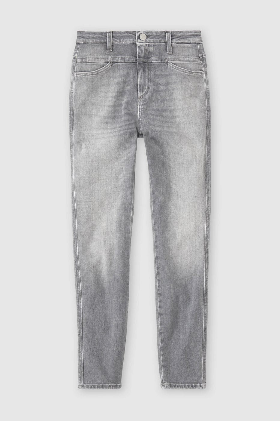 Skinny Pusher Jeans - Mid Grey - Women