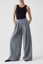 Pantalon Zola - Dark Grey Melange - Femme