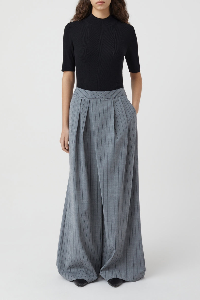 Pantalon Zola - Dark Grey Melange - Femme