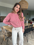 Punto de Lana Léonie Rosa Viejo