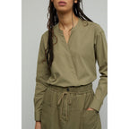 Closed White Shirt - Green Ombre - Women