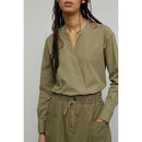 Closed - White Closed Shirt - Ombre Green - Women