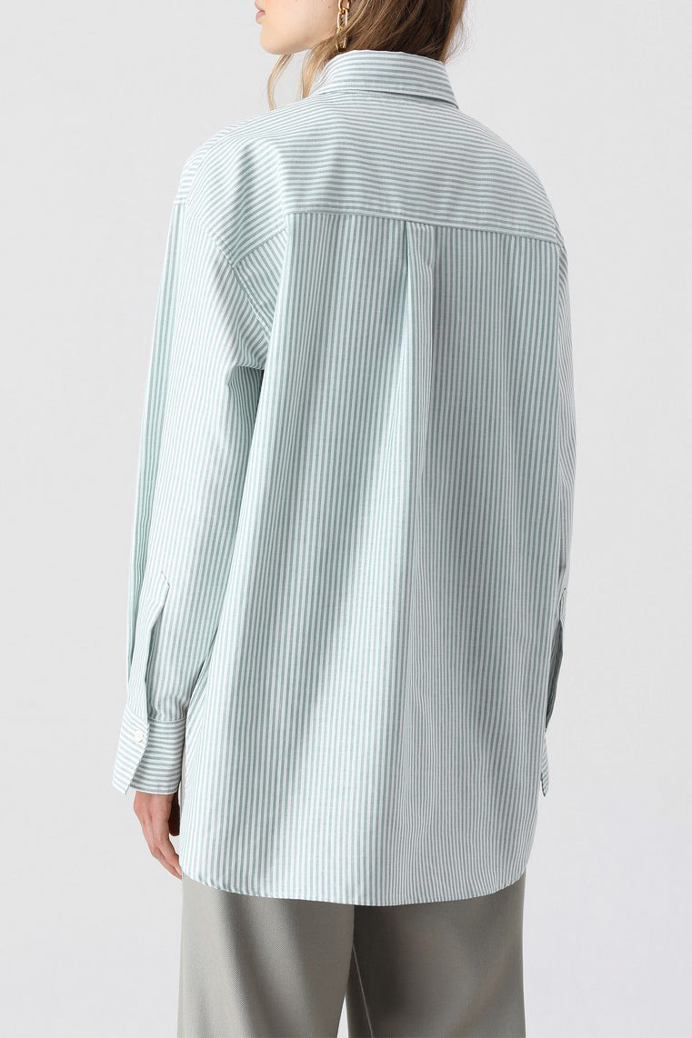 Chemise Surdimensionnée - Green Patina - Femme