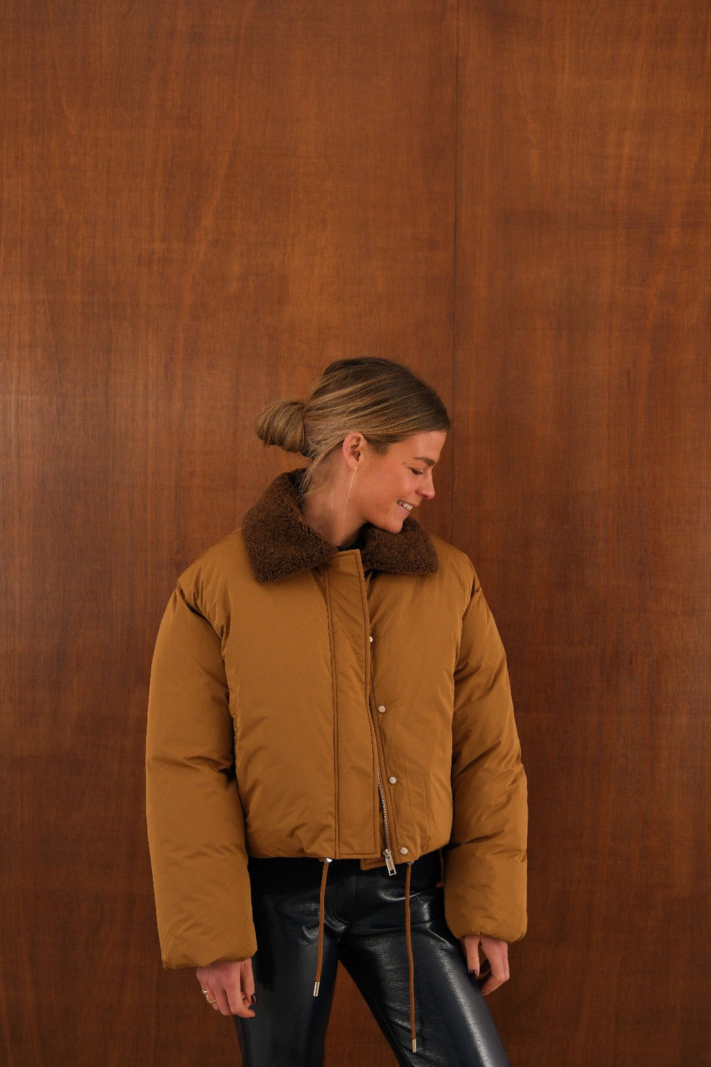 Anaïs Camel Puffer Jacket