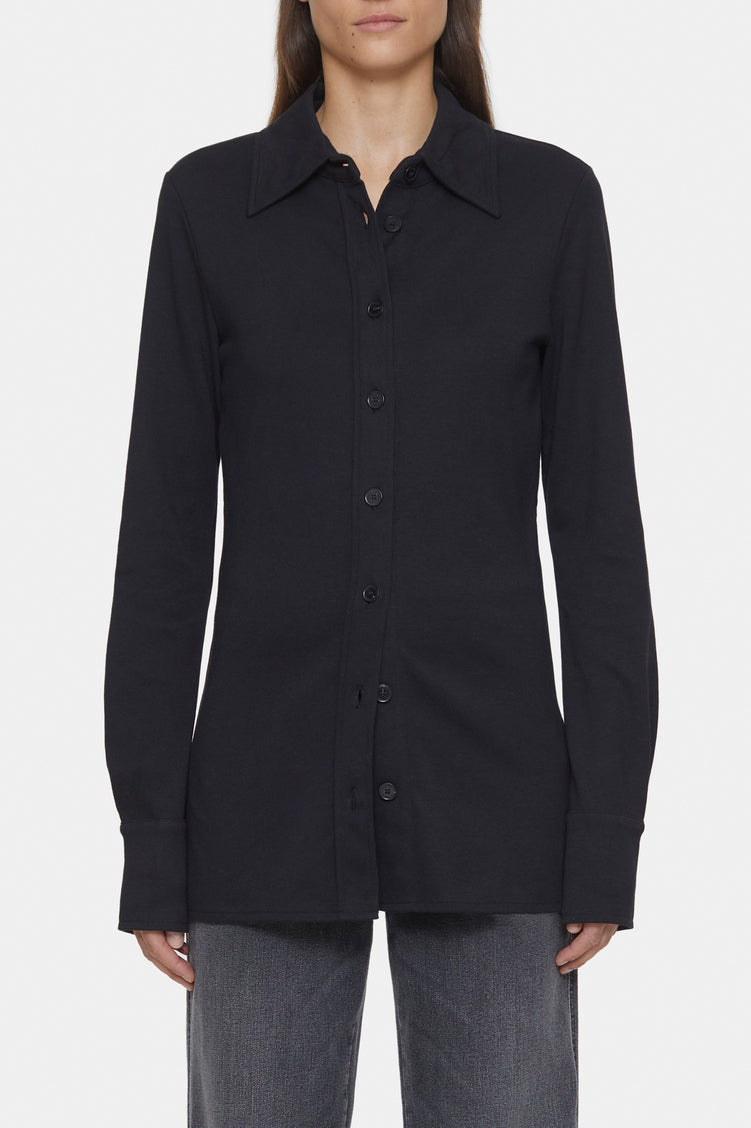 Fitted Shirt - Black - Women