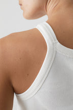 T-Shirts Cropped Tank Top - Charcoal - Femme