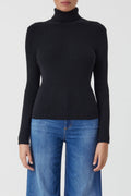Closed - Turtle Neck Long Sleeve - Black - Femme