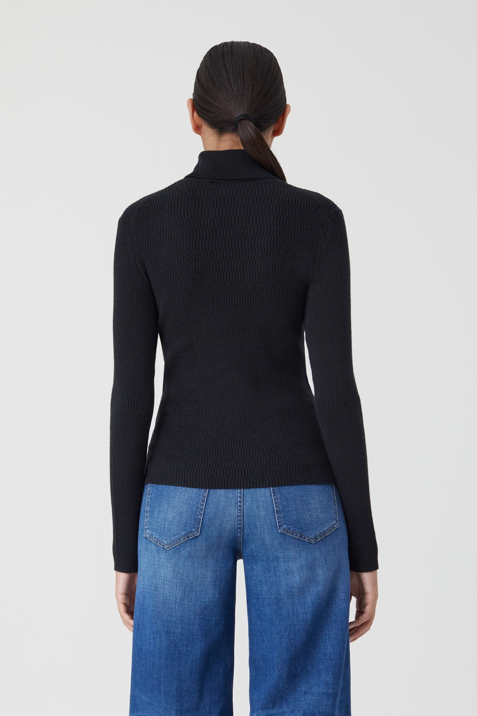 Closed - Turtle Neck Long Sleeve - Black - Femme