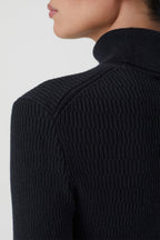 Closed - Turtle Neck Long Sleeve - Black - Femme