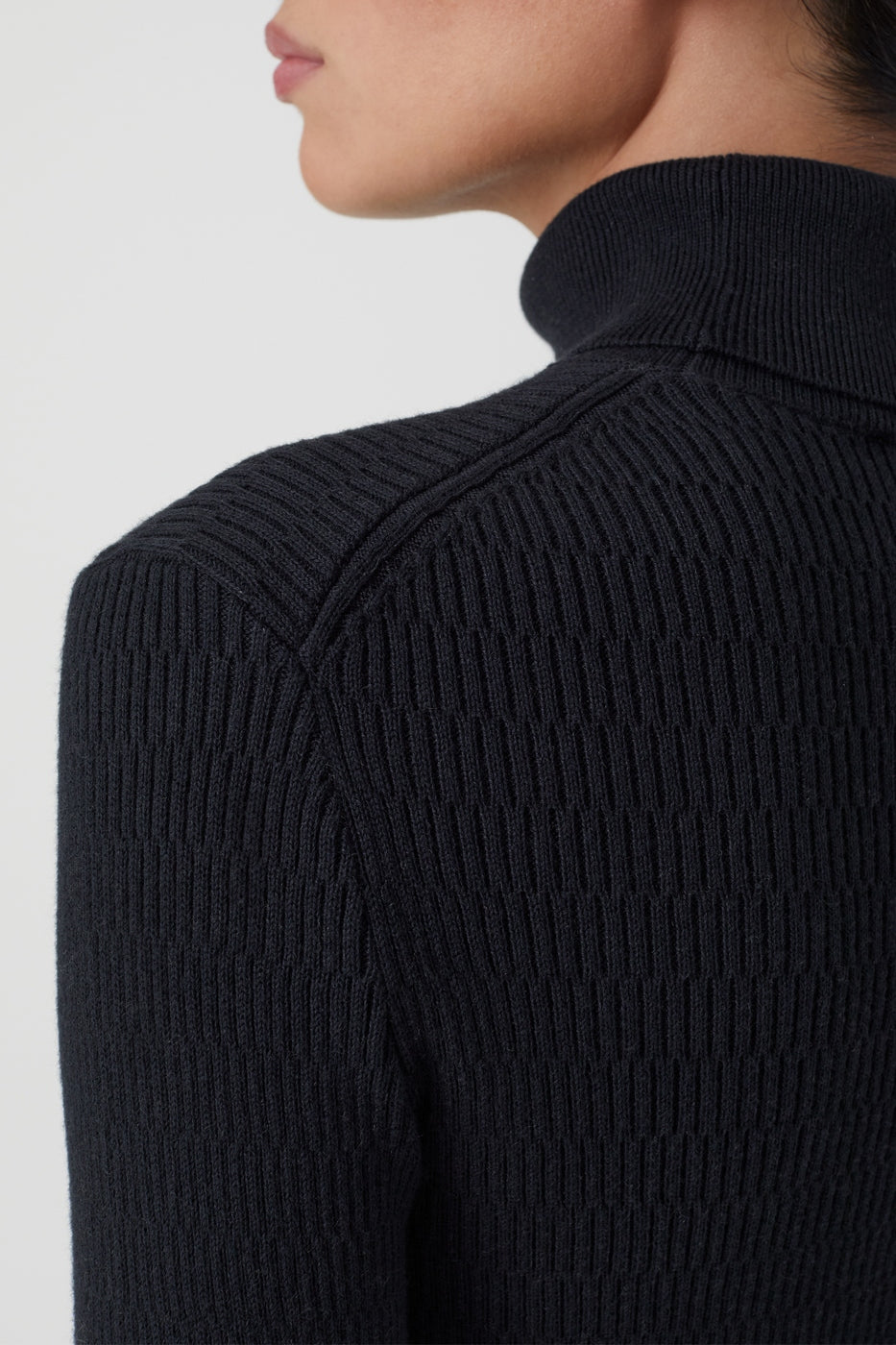Closed - Turtle Neck Long Sleeve - Black - Femme
