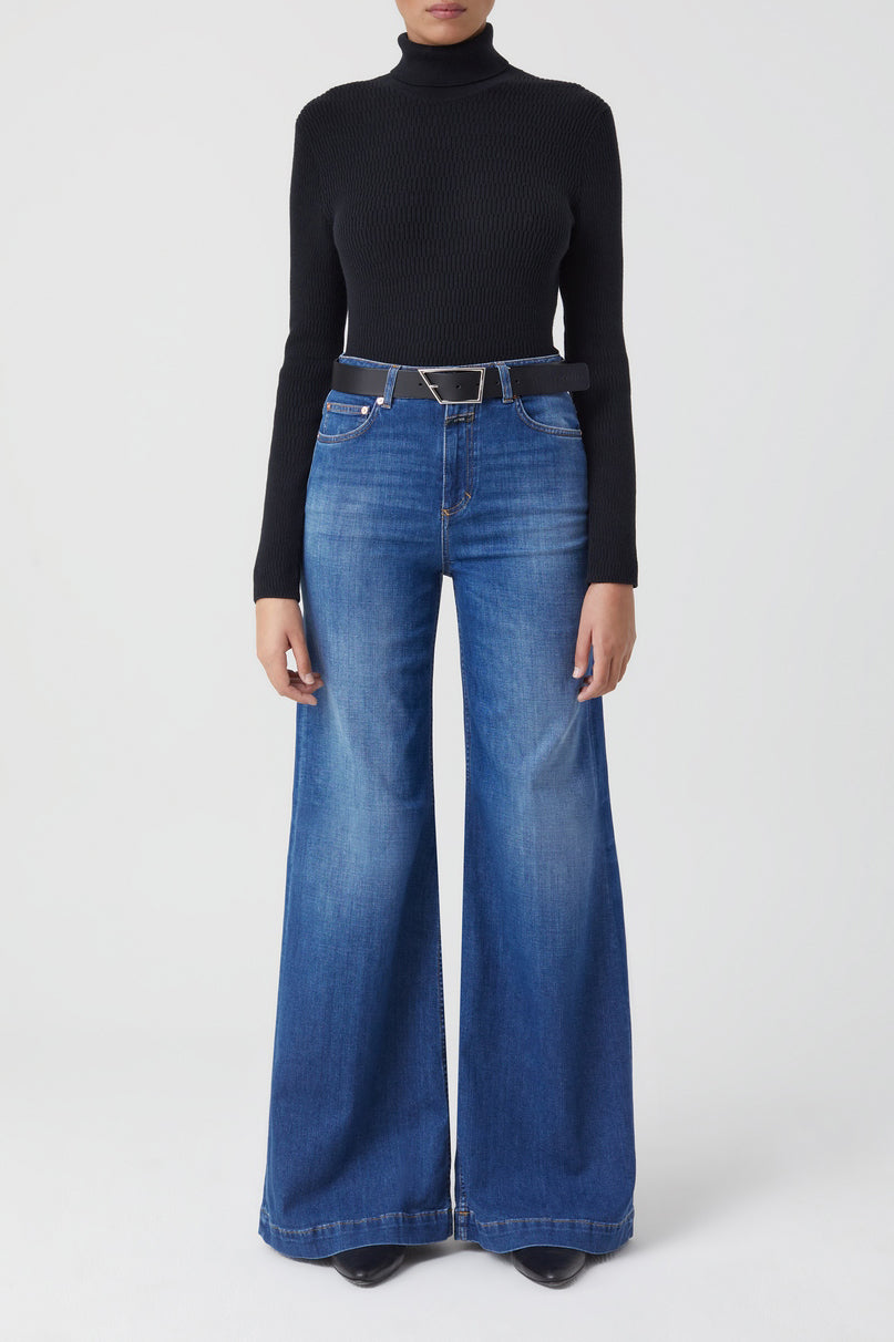Closed - Turtle Neck Long Sleeve - Black - Femme