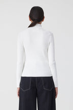 Turtle Neck Long Sleeve - Ivory - Femme
