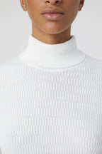 Turtle Neck Long Sleeve - Ivory - Femme