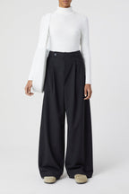 Turtle Neck Long Sleeve - Ivory - Femme