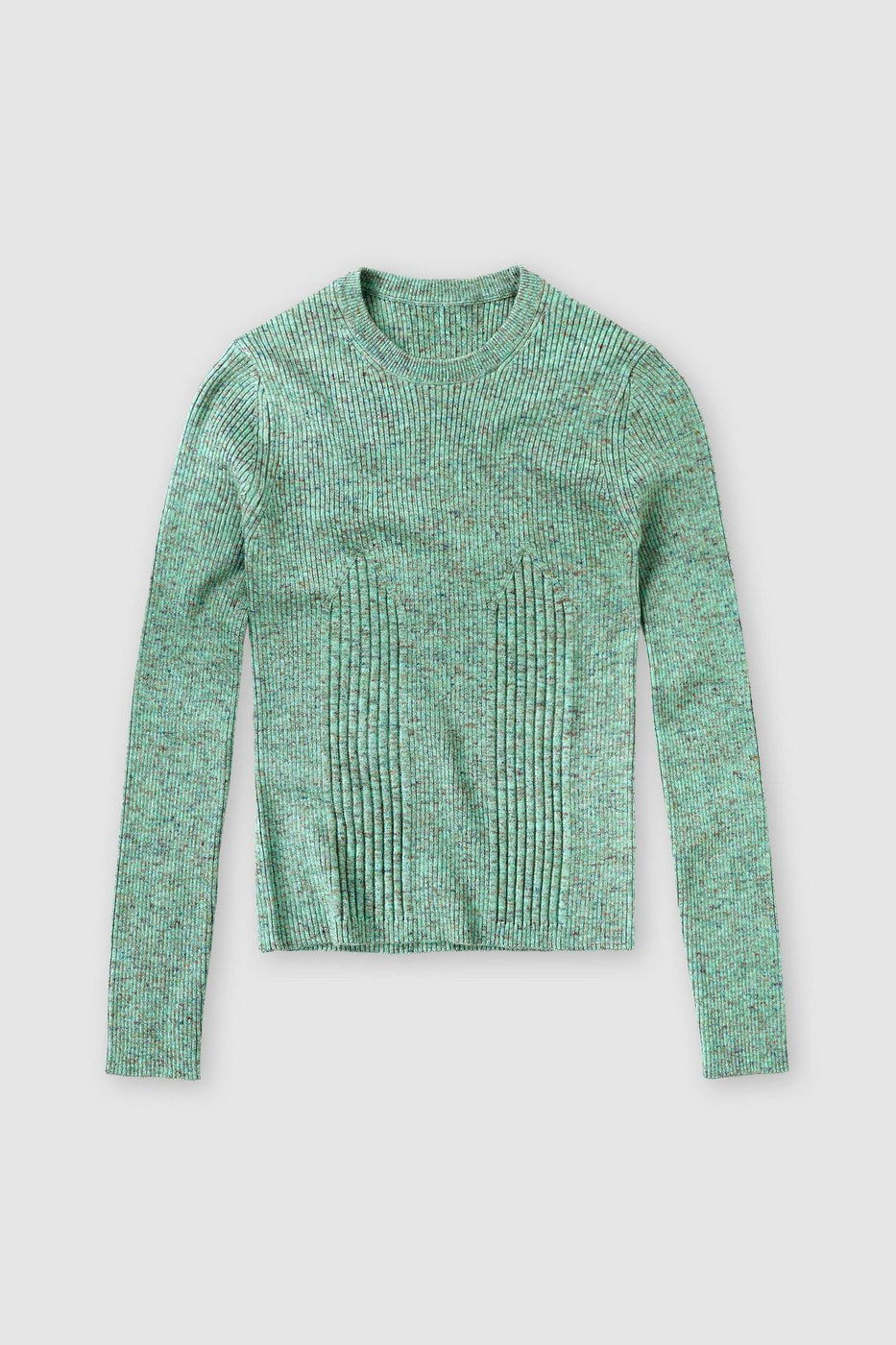 Long Sleeve Crew Neck - Green Kick - Femme
