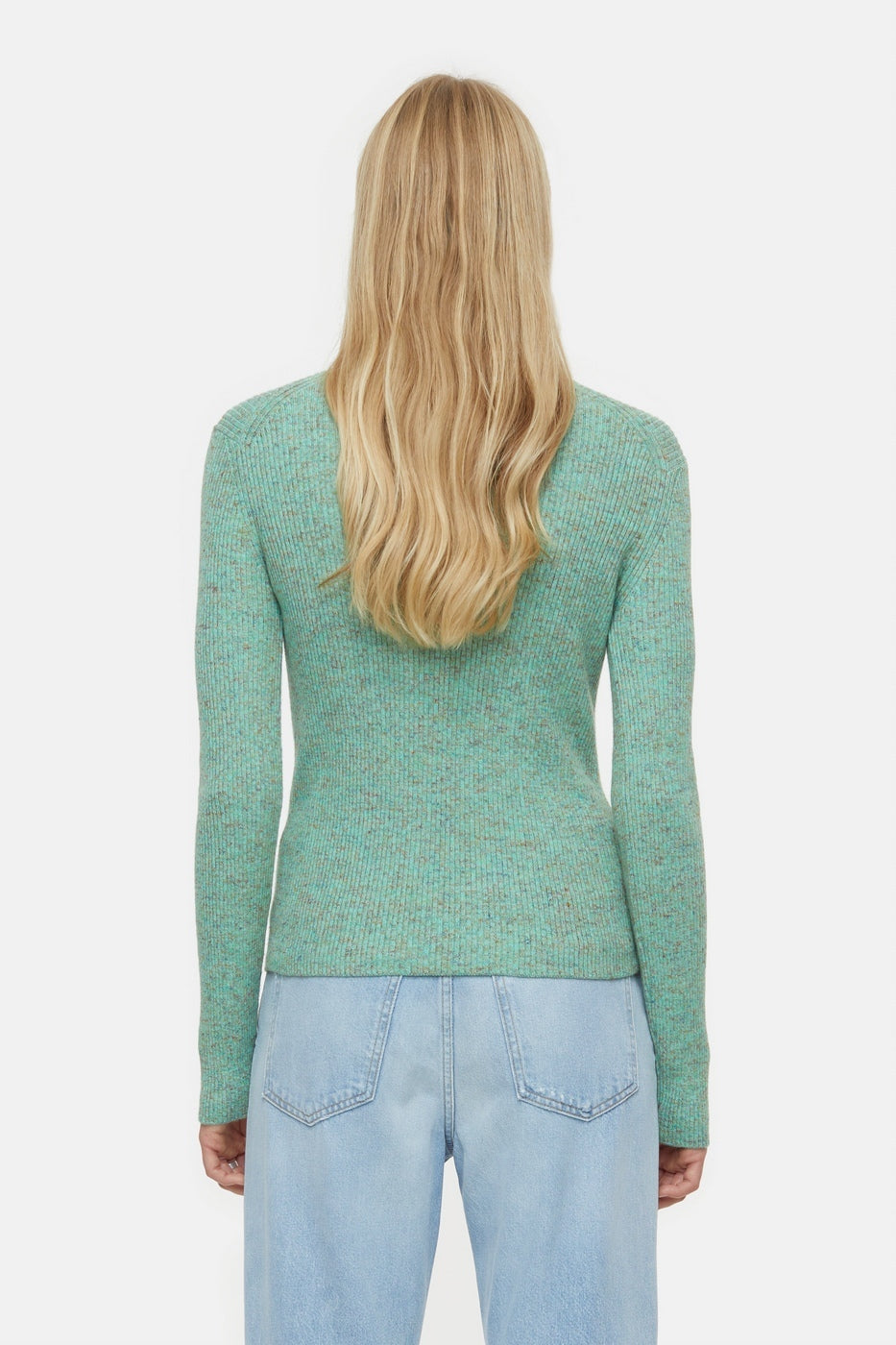 Long Sleeve Crew Neck - Green Kick - Femme