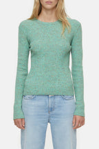 Long Sleeve Crew Neck - Green Kick - Femme