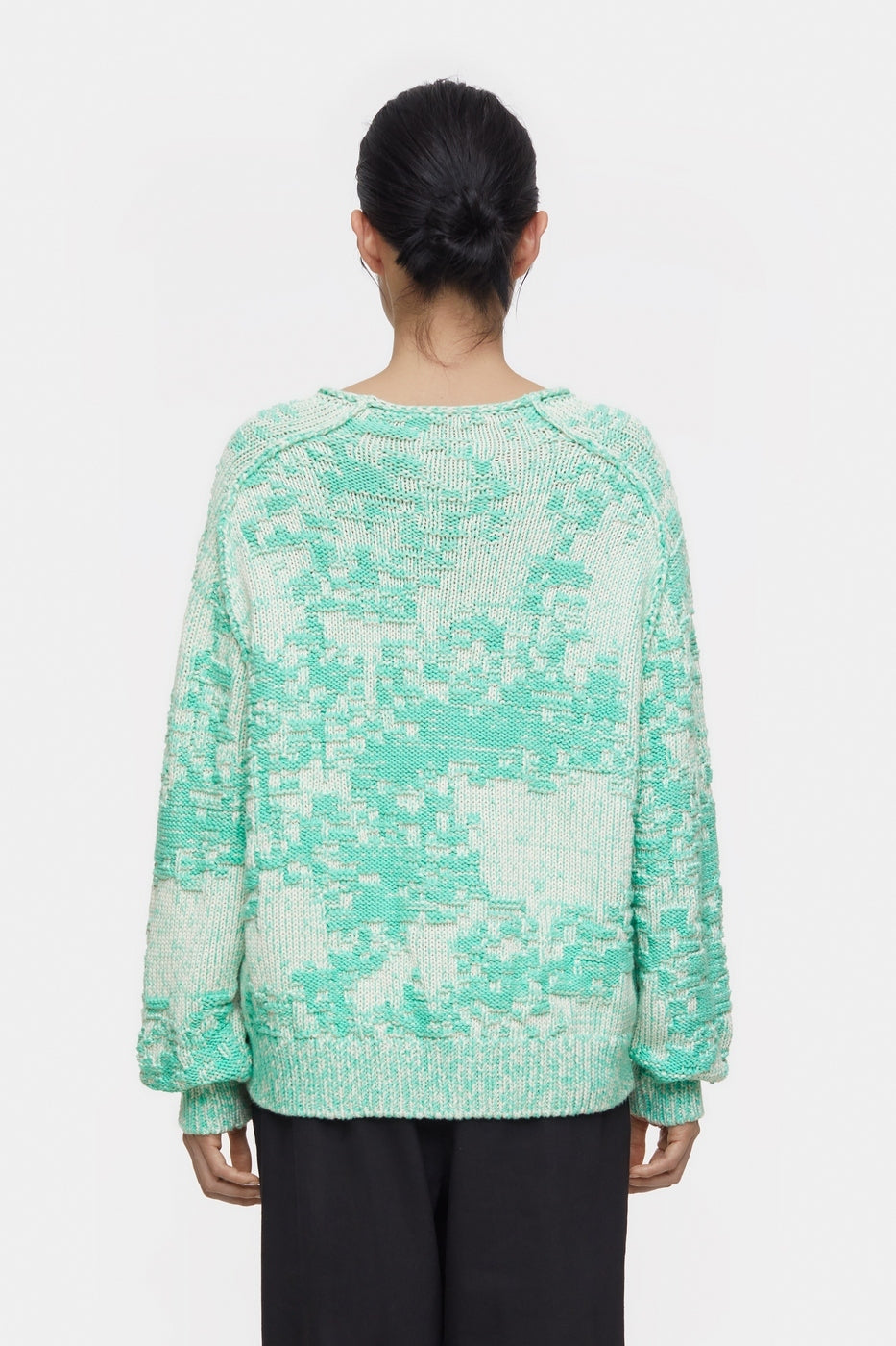 Crew Neck Long Sleeve - Green Kick - Women