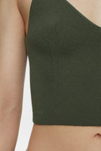 Knit Bra - Green Weed - Women