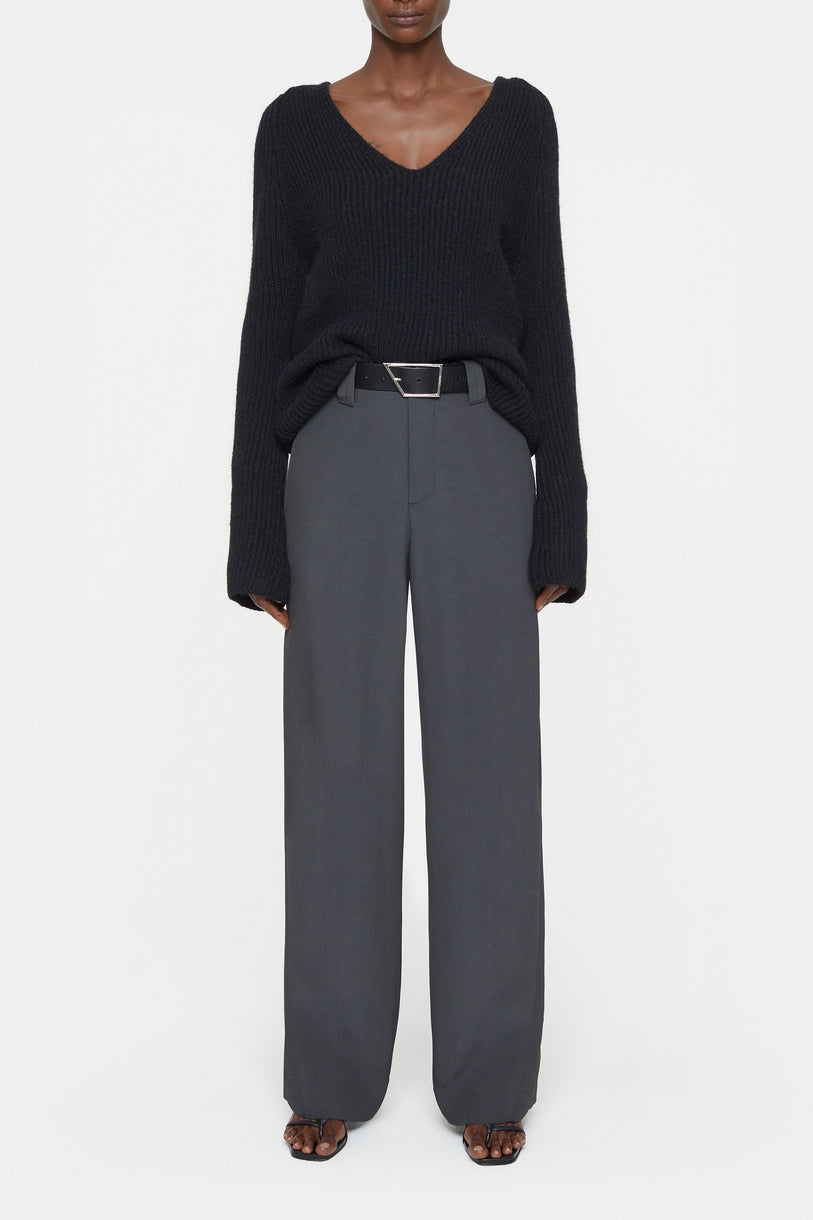Closed - V Neck Long Sleeve - Black - Mujer
