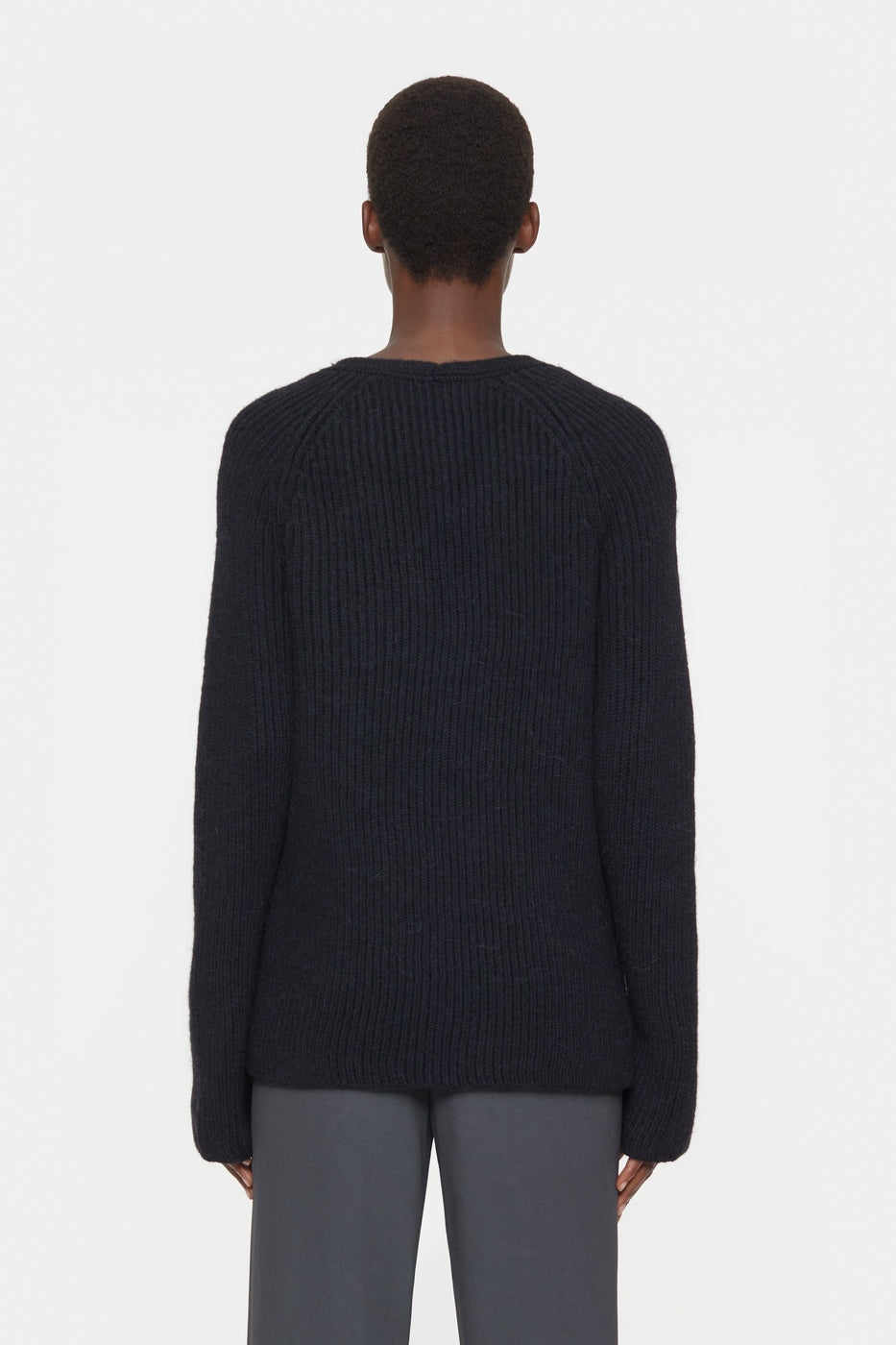Closed - V Neck Long Sleeve - Black - Mujer