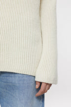 V Neck Long Sleeve - Ivory - Femme