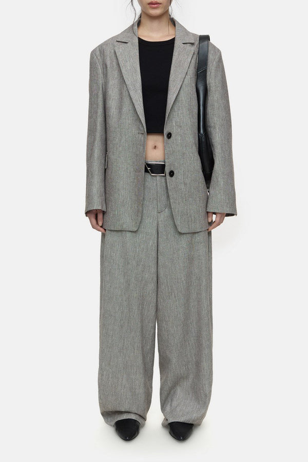 Oversized Blazer - Chilly Chocolate - Femme