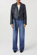 Biker Jacket - Black - Women