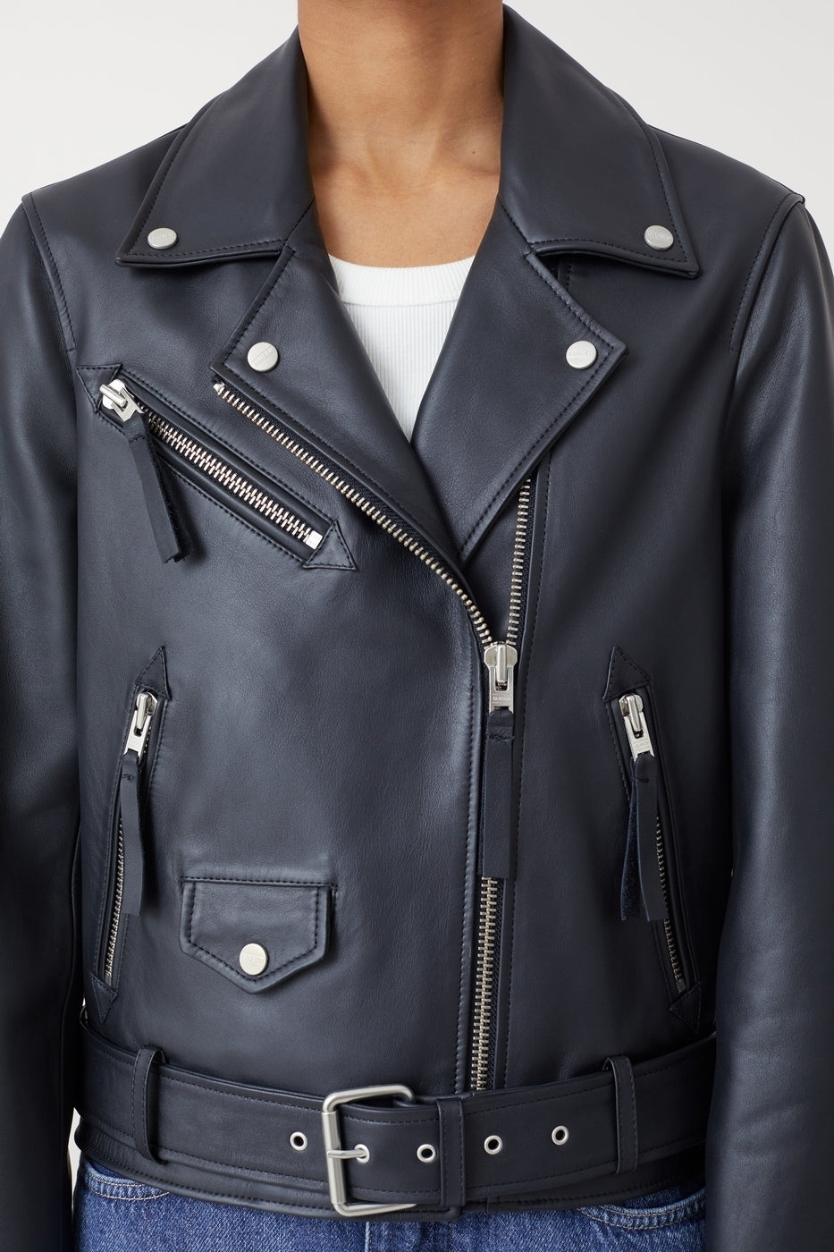 Biker Jacket - Black - Women