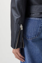 Biker Jacket - Black - Women