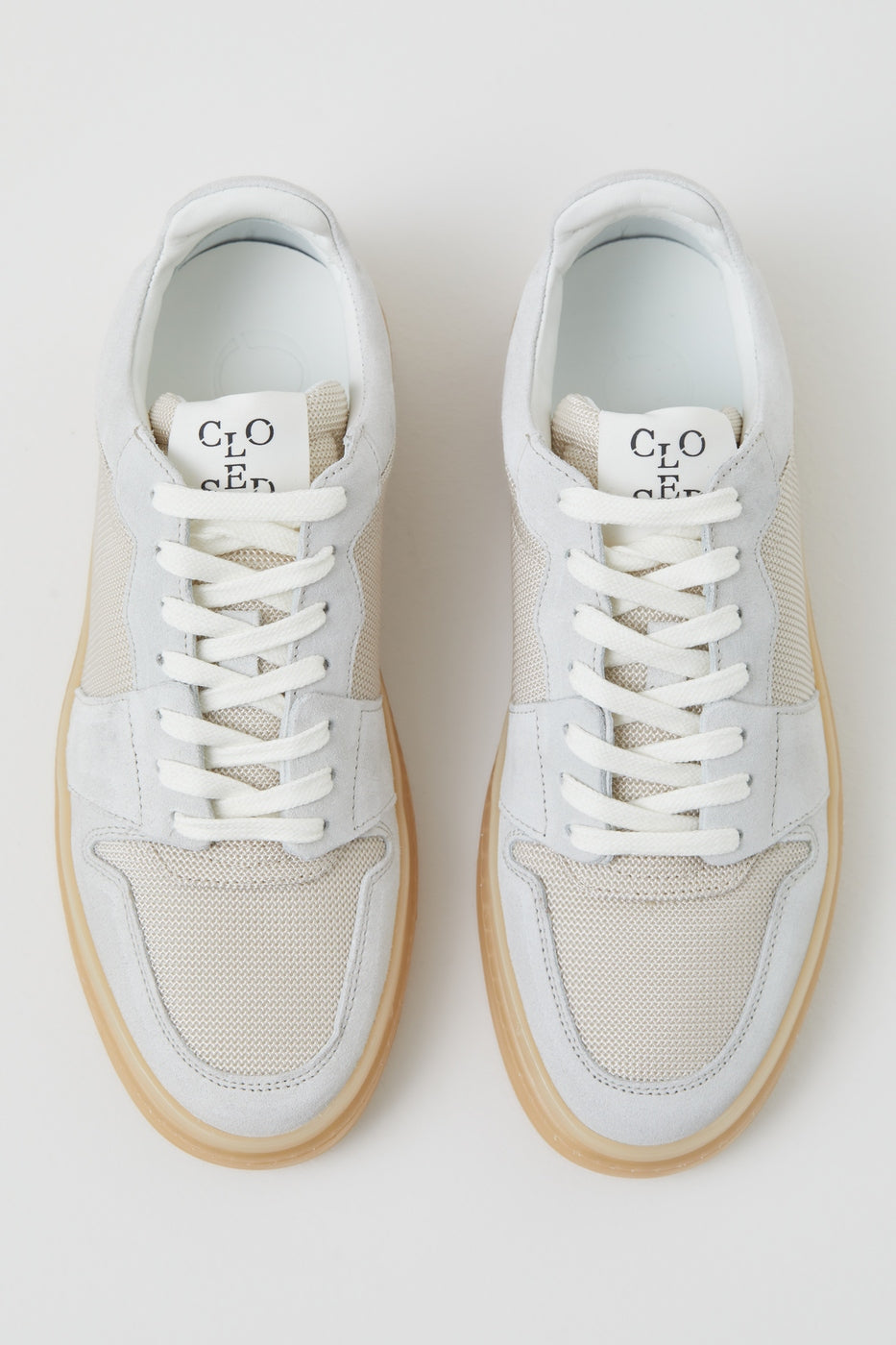 Closed - Sneaker Low - Light Grey Melange - Mujer