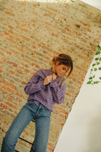 Mahaut Purple Blouse