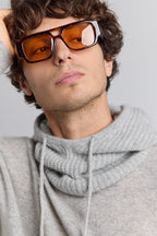 Cagoule Unisexe Oxford - Gris - Mixte - 100% Cachemire