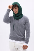 Passamontagna - Verde Bottiglia - Unisex - 100% Cashmere