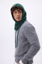 Passamontagna - Verde Bottiglia - Unisex - 100% Cashmere