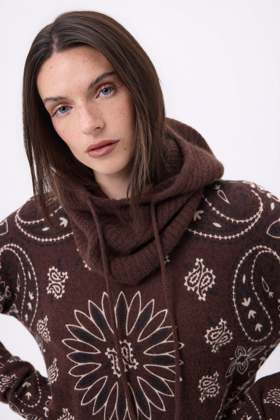 Passamontagna - Marrone Cioccolato - Unisex - 100% Cashmere