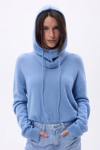 Passamontagna - Blu Jeans - Unisex - 100% Cashmere