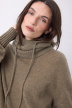 Cagoule - Khaki Chine - Mixte - 100% Cachemire
