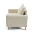 Caliba - Fast Fåtölj 1-sits - Chenilletyg Beige