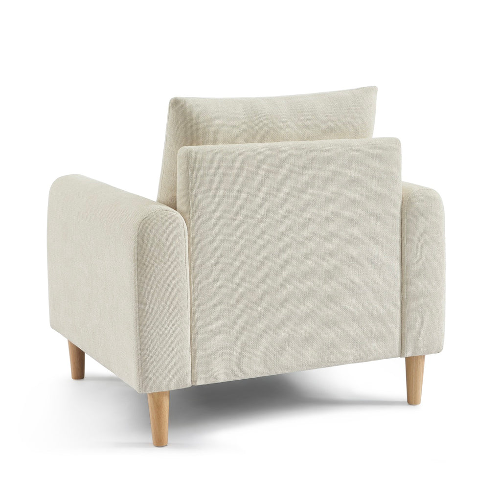 Caliba - Fast Fåtölj 1-sits - Chenilletyg Beige