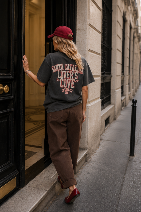 California T-Shirt - Grey