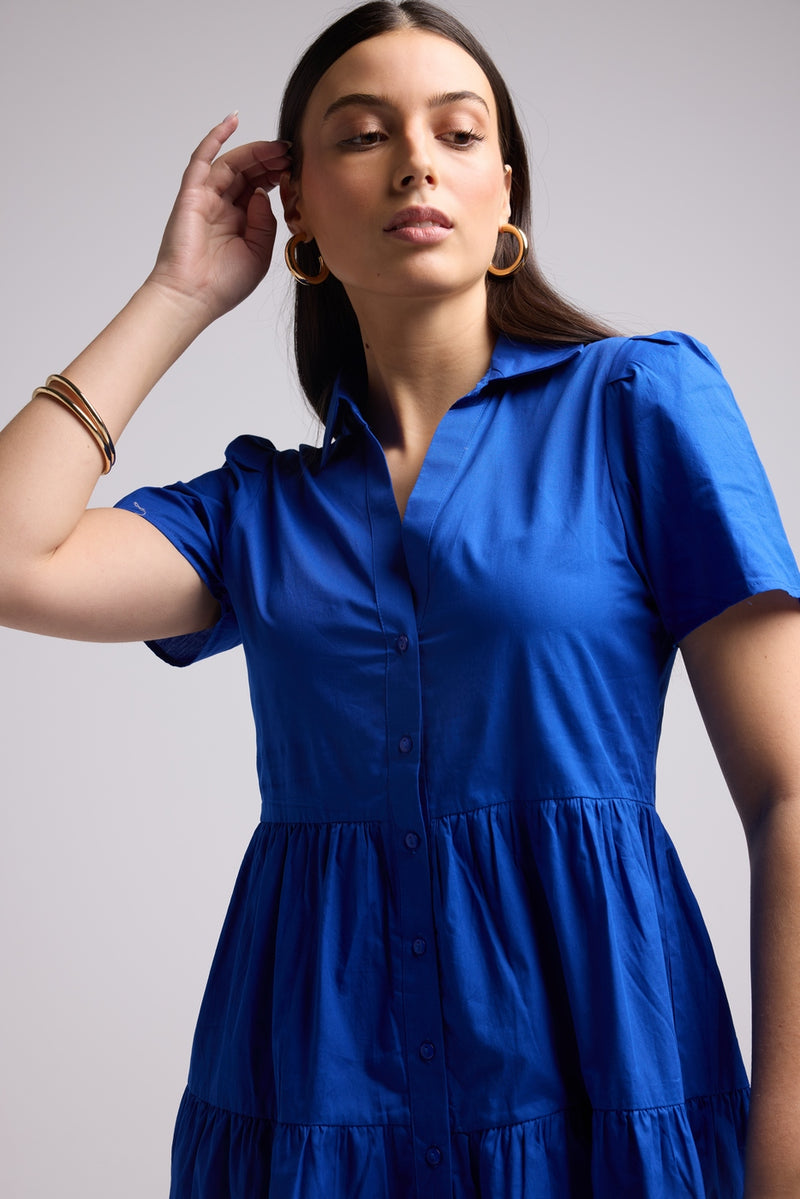 Robe Courte - Camille - Bleu