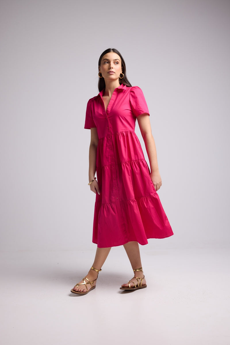 Short Dress - Camille - Pink