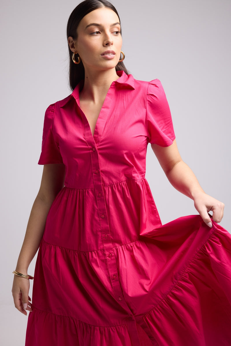 Short Dress - Camille - Pink