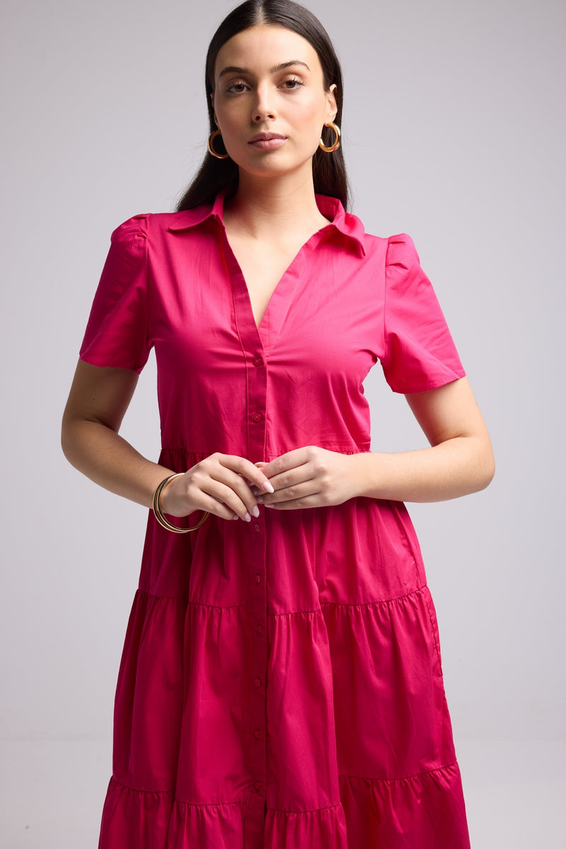 Short Dress - Camille - Pink