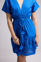 Short Dress - Candice - Blue