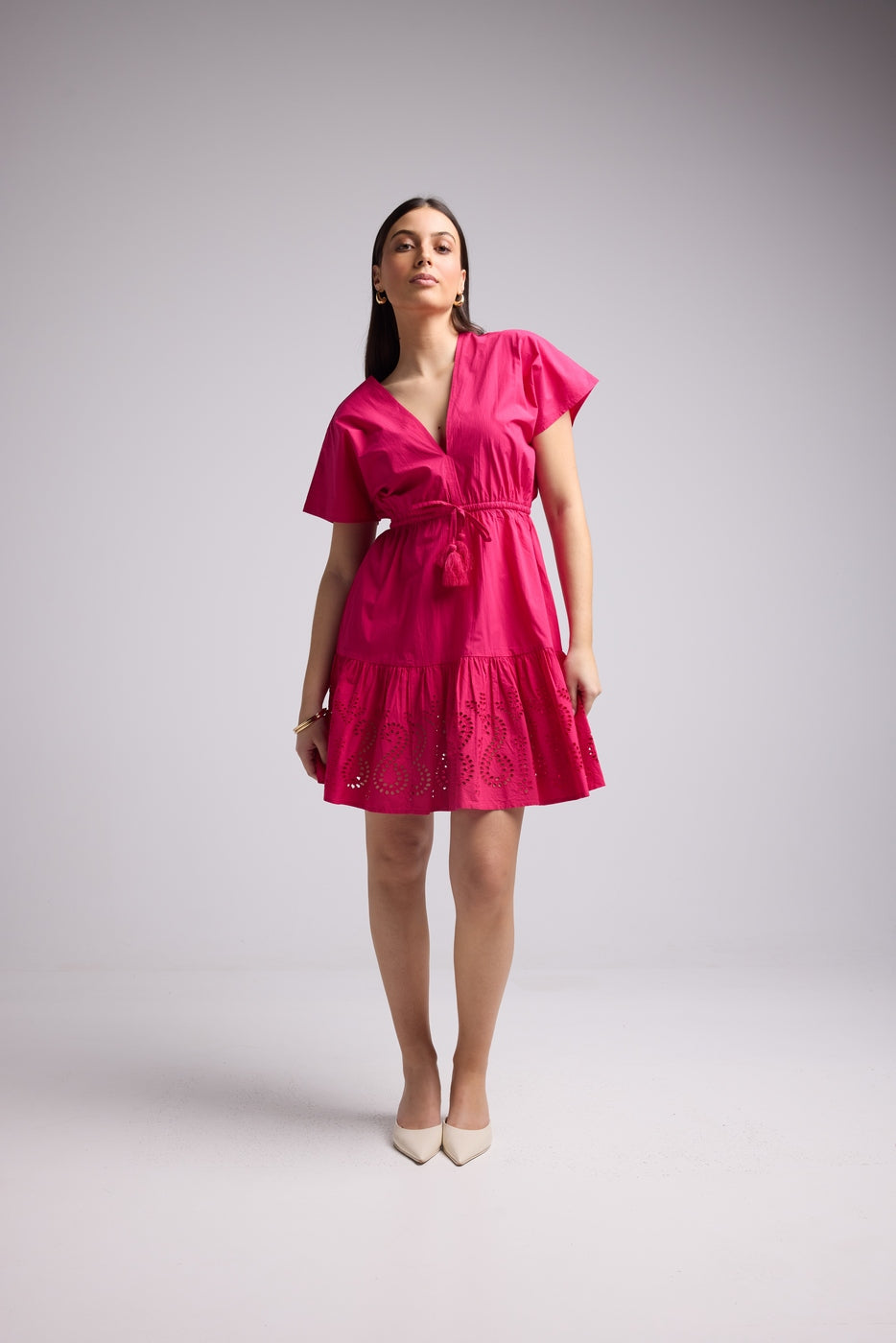 Vestido Corto - Candice - Rosa