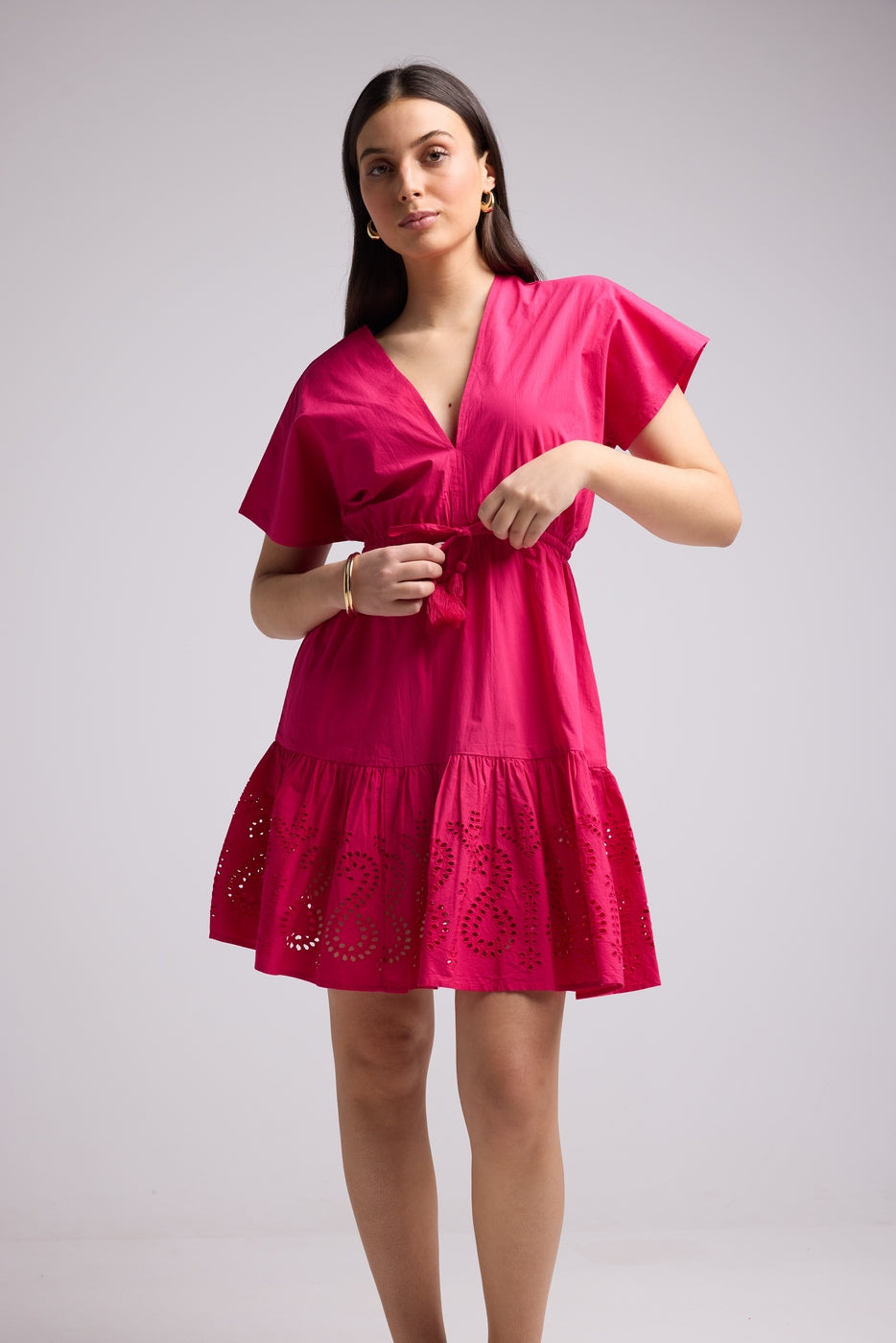 Vestido Corto - Candice - Rosa