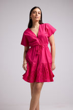Vestido Corto - Candice - Rosa