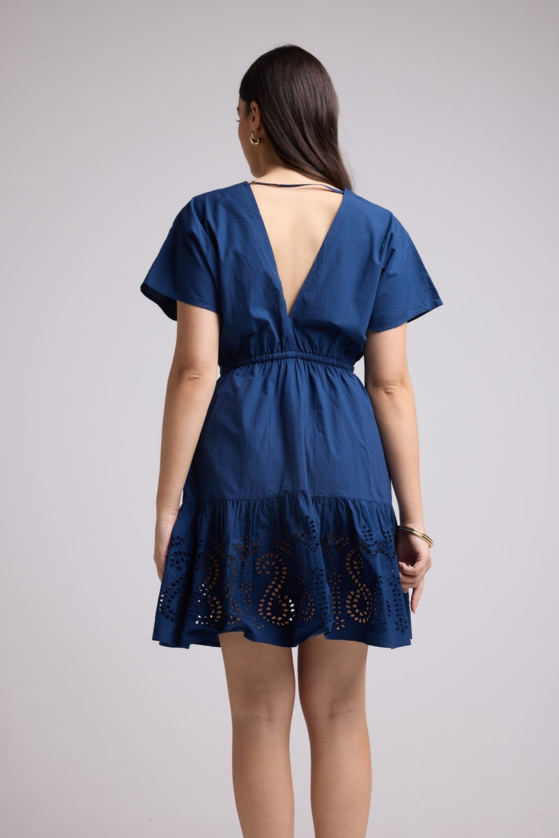 Robe Courte - Candice - Navy